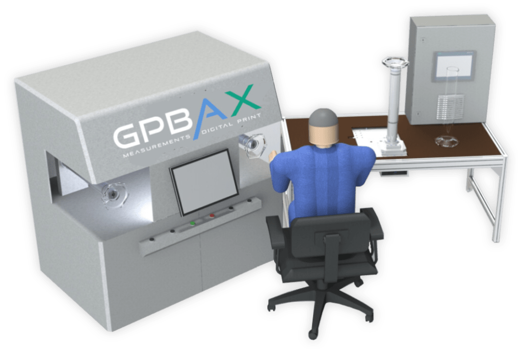 GPBAX Digital inkjet printing on laboratory glassware